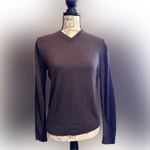 Banana Republic Chocolate Brown V-Neck Sweater
